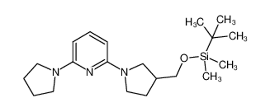 Picture of tert-butyl-dimethyl-[[1-(6-pyrrolidin-1-ylpyridin-2-yl)pyrrolidin-3-yl]methoxy]silane