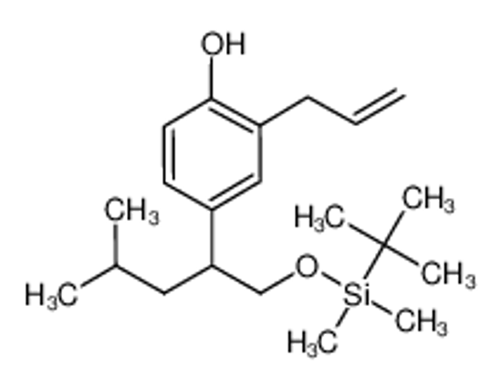 Picture of 2-Allyl-4-[1-(tert-butyldimethylsilanyloxymethyl)-3-methylbutyl]phenol