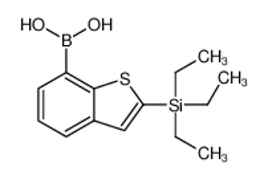 Picture of (2-triethylsilyl-1-benzothiophen-7-yl)boronic acid