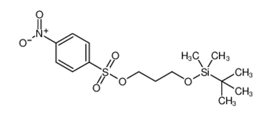 Picture of 3-[tert-butyl(dimethyl)silyl]oxypropyl 4-nitrobenzenesulfonate