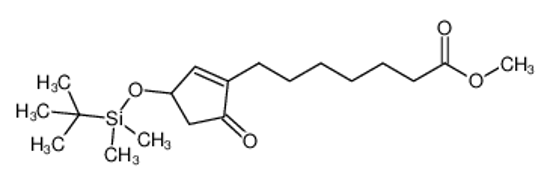 Picture of methyl 7-[3-[tert-butyl(dimethyl)silyl]oxy-5-oxocyclopenten-1-yl]heptanoate