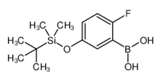 Picture of [5-[tert-butyl(dimethyl)silyl]oxy-2-fluorophenyl]boronic acid