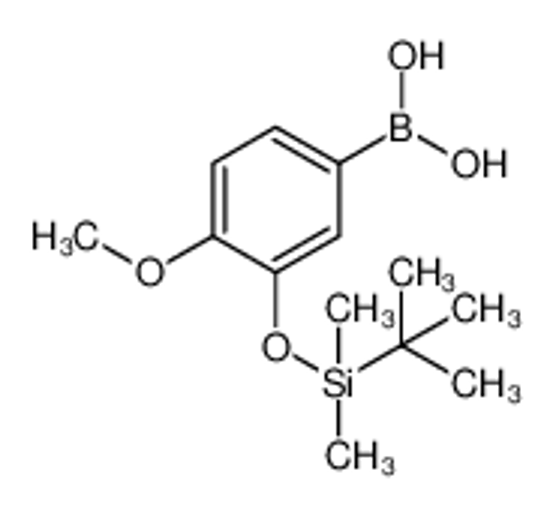 Picture of [3-[tert-butyl(dimethyl)silyl]oxy-4-methoxyphenyl]boronic acid