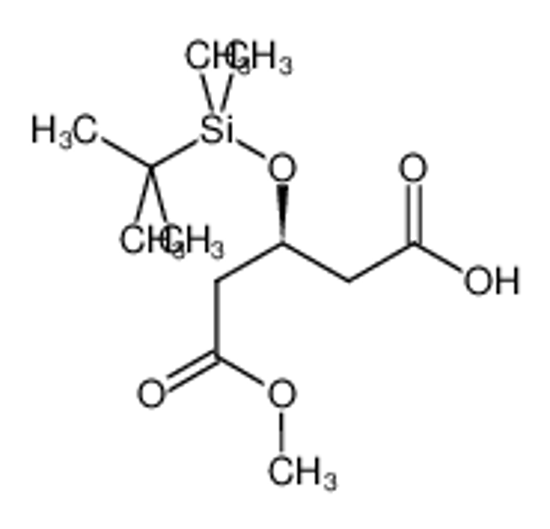 Picture of (S)-3-[[(1,1-DIMETHYL)DIMETHYLSILY]OXY]PENTANEDIOIC ACID MONOMETHYL ESTER