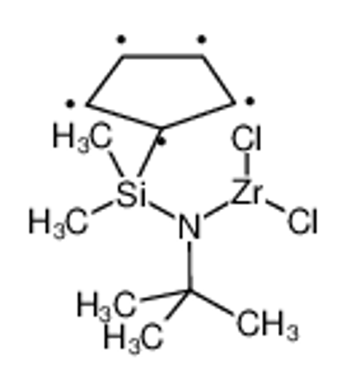 Picture of DIMETHYLSILYL (T-BUTYLAMIDO)CYCLOPENTADIENYL ZIRCONIUM DICHLORIDE