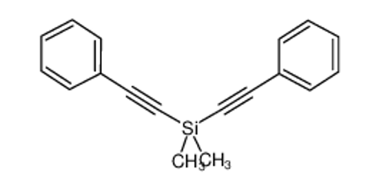 Picture of dimethyl-bis(2-phenylethynyl)silane