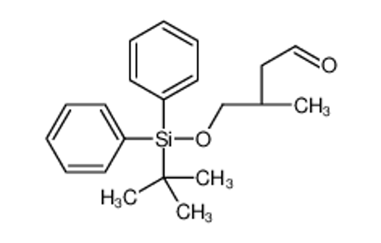 Picture of (3R)-3-Methyl-4-{[(2-methyl-2-propanyl)(diphenyl)silyl]oxy}butana l
