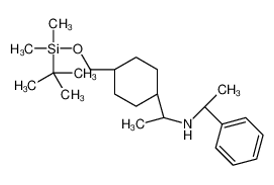Picture of (1R)-N-((1R)-1-Phenylethyl)-1-[4-(tert-butyldimethylsilyloxymethyl)cyclohexyl]ethan-1-amine