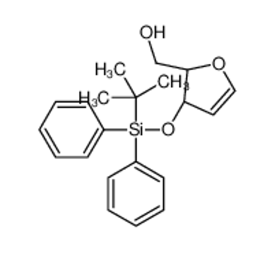 Picture of 1,4-Anhydro-2-deoxy-3-O-[(2-methyl-2-propanyl)(diphenyl)silyl]-D- erythro-pent-1-enitol