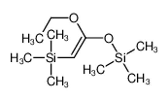 Imagem de (1-ethoxy-2-trimethylsilylethenoxy)-trimethylsilane