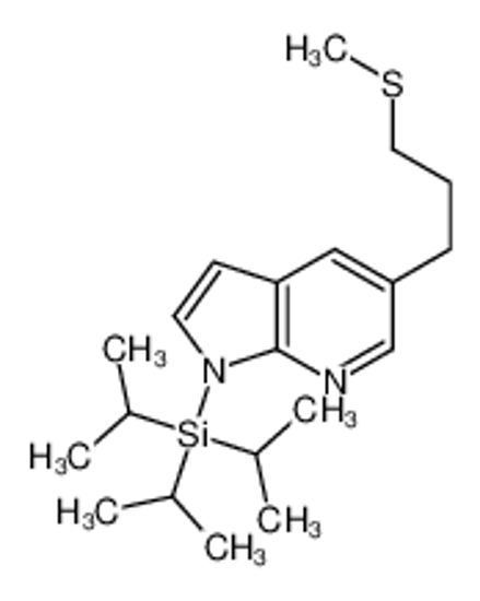 Imagem de triisopropyl-[5-(3-methylsulfanylpropyl)pyrrolo[2,3-b]pyridin-1-y l]silane