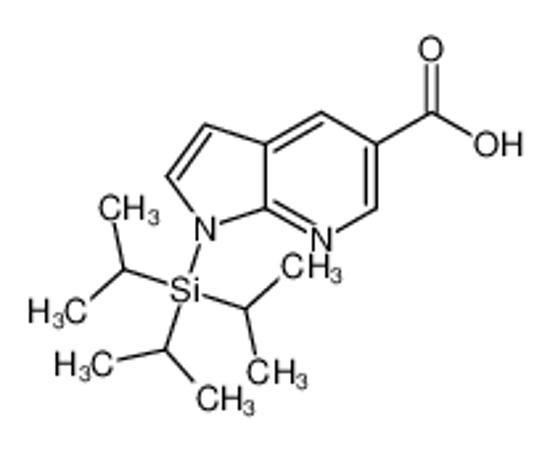 Picture of 1-(Triisopropylsilyl)-1H-pyrrolo[2,3-b]pyridine-5-carboxylic acid