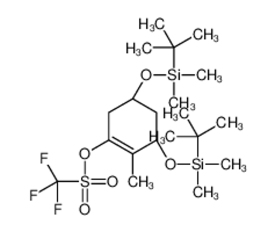 Picture of [(3S,5S)-3,5-bis[[tert-butyl(dimethyl)silyl]oxy]-2-methylcyclohexen-1-yl] trifluoromethanesulfonate