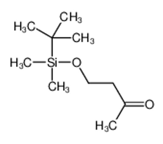 Picture of 4-{[Dimethyl(2-methyl-2-propanyl)silyl]oxy}-2-butanone