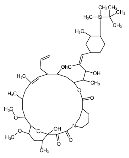 Picture of 22-Hydroxy-33-tert-butyldimethylsilyloxy-iso-FK-506