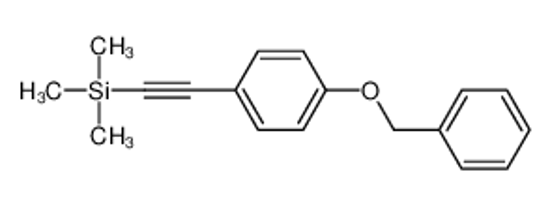 Picture of trimethyl-[2-(4-phenylmethoxyphenyl)ethynyl]silane