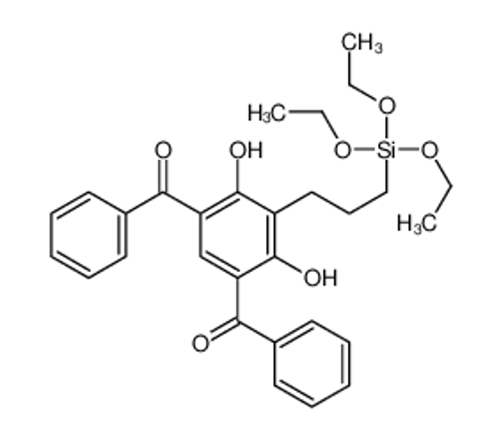 Picture of [5-benzoyl-2,4-dihydroxy-3-(3-triethoxysilylpropyl)phenyl]-phenylmethanone