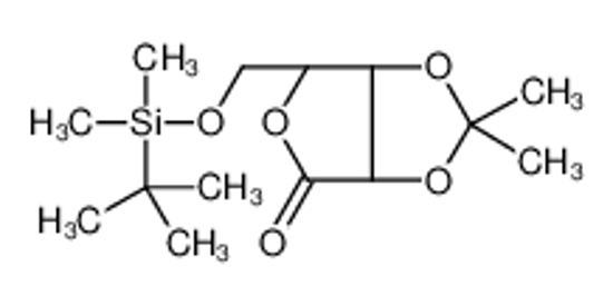 Изображение (3aR,6S,6aR)-6-({[Dimethyl(2-methyl-2-propanyl)silyl]oxy}methyl)- 2,2-dimethyldihydrofuro[3,4-d][1,3]dioxol-4(3aH)-one (non-preferr ed name)
