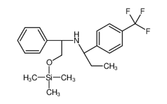 Imagem de (1S)-N-{(1S)-1-Phenyl-2-[(trimethylsilyl)oxy]ethyl}-1-[4-(trifluo romethyl)phenyl]-1-propanamine
