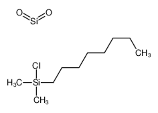 Picture of chloro-dimethyl-octylsilane,dioxosilane