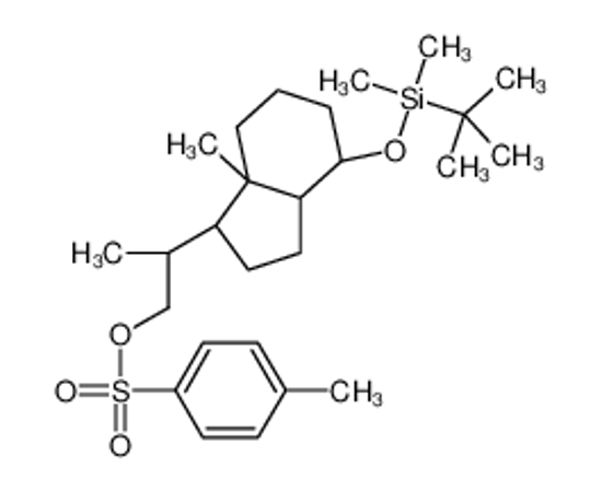 Picture of (2S)-2-[(4S,7aR)-4-{[Dimethyl(2-methyl-2-propanyl)silyl]oxy}-7a-m ethyloctahydro-1H-inden-1-yl]propyl 4-methylbenzenesulfonate