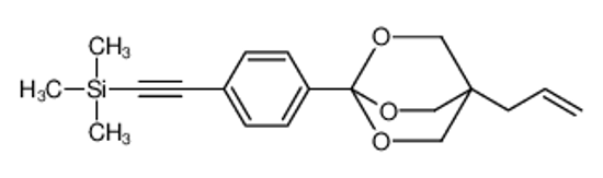Picture of trimethyl-[2-[4-(1-prop-2-enyl-3,5,8-trioxabicyclo[2.2.2]octan-4-yl)phenyl]ethynyl]silane