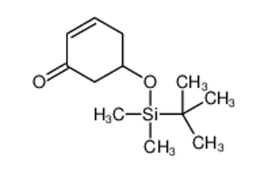 Picture of (5S)-5-[tert-butyl(dimethyl)silyl]oxycyclohex-2-en-1-one