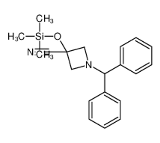 Picture of 1-benzhydryl-3-trimethylsilyloxy-azetidine-3-carbonitrile