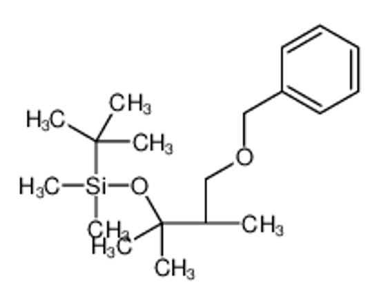 Picture of {[(3S)-4-(Benzyloxy)-2,3-dimethyl-2-butanyl]oxy}(dimethyl)(2-meth yl-2-propanyl)silane