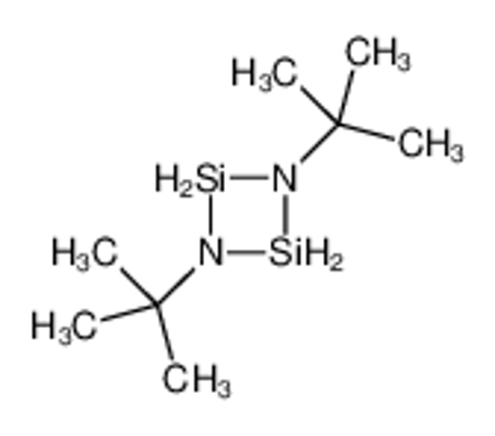 Picture of 1,3-Bis(2-methyl-2-propanyl)-1,3,2,4-diazadisiletidine