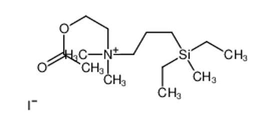 Picture of 2-acetyloxyethyl-[3-[diethyl(methyl)silyl]propyl]-dimethylazanium,iodide