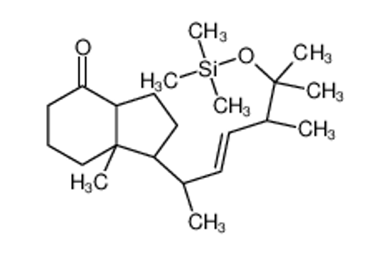 Picture of (1R,7aR)-1-{(2R,3E,5S)-5,6-Dimethyl-6-[(trimethylsilyl)oxy]-3-hep ten-2-yl}-7a-methyloctahydro-4H-inden-4-one