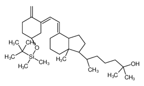 Picture of (3S,5Z,7E,14ξ)-3-{[Dimethyl(2-methyl-2-propanyl)silyl]oxy}-9,10-s ecocholesta-5,7,10-trien-25-ol