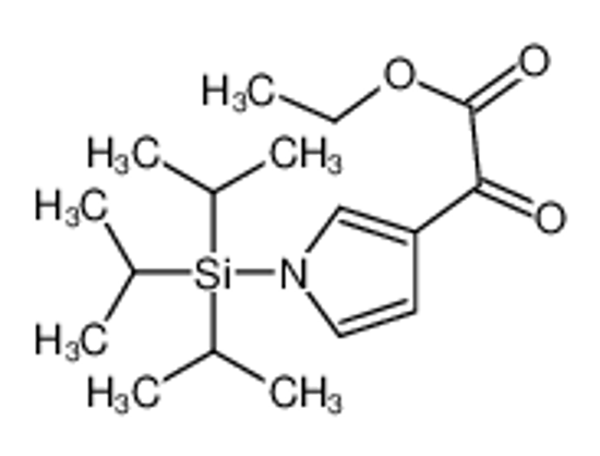 Picture of Ethyl oxo[1-(triisopropylsilyl)-1H-pyrrol-3-yl]acetate