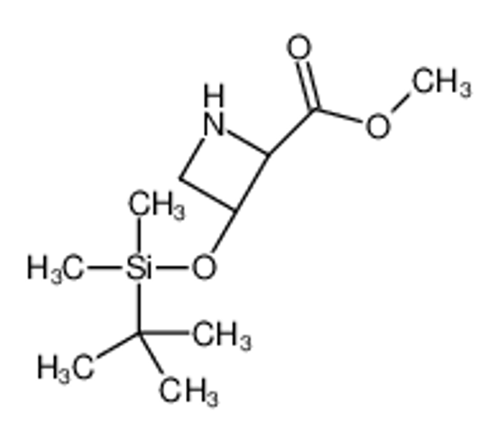 Picture of methyl (2S,3S)-3-[tert-butyl(dimethyl)silyl]oxyazetidine-2-carbox ylate