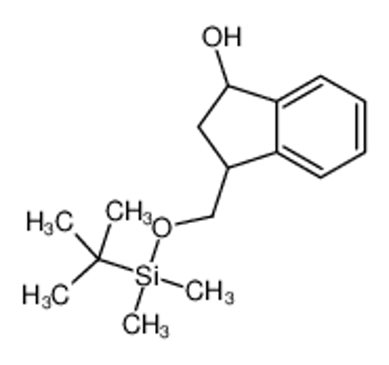 Picture of 3-({[Dimethyl(2-methyl-2-propanyl)silyl]oxy}methyl)-1-indanol