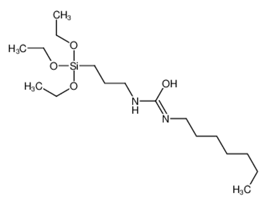 Picture of 1-heptyl-3-(3-triethoxysilylpropyl)urea