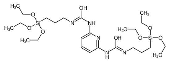 Picture of 1-(3-triethoxysilylpropyl)-3-[6-(3-triethoxysilylpropylcarbamoylamino)pyridin-2-yl]urea