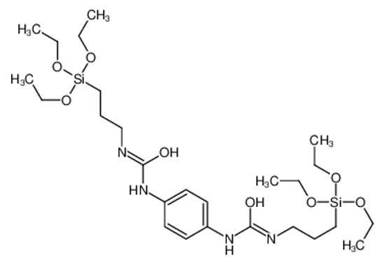 Picture of 1-(3-triethoxysilylpropyl)-3-[4-(3-triethoxysilylpropylcarbamoylamino)phenyl]urea
