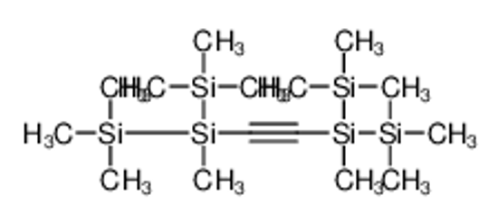 Picture of trimethyl-[methyl-[2-[methyl-bis(trimethylsilyl)silyl]ethynyl]-trimethylsilylsilyl]silane
