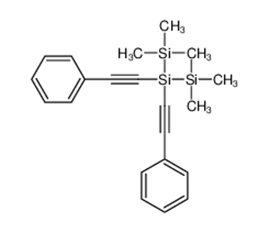 Picture of bis(2-phenylethynyl)-bis(trimethylsilyl)silane