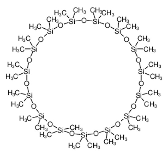 Imagem de 2,2,4,4,6,6,8,8,10,10,12,12,14,14,16,16,18,18,20,20,22,22,24,24,26,26,28,28,30,30-triacontamethyl-1,3,5,7,9,11,13,15,17,19,21,23,25,27,29-pentadecaoxa-2,4,6,8,10,12,14,16,18,20,22,24,26,28,30-pentadecasilacyclotriacontane
