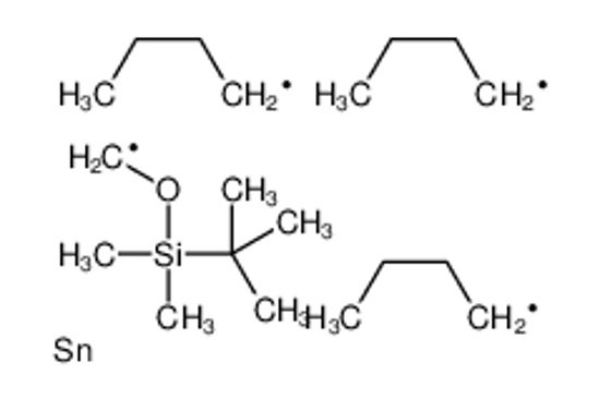Imagem de Dimethyl(2-methyl-2-propanyl)[(tributylstannyl)methoxy]silane