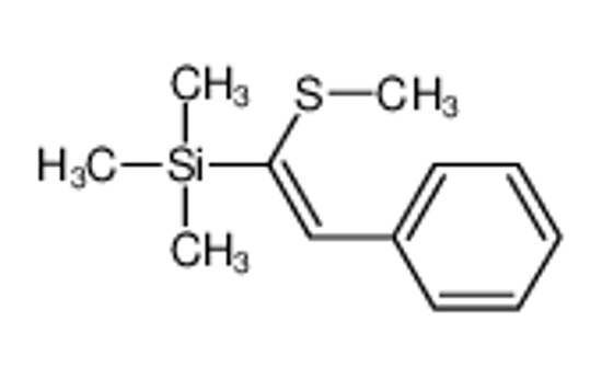 Picture of trimethyl-(1-methylsulfanyl-2-phenylethenyl)silane