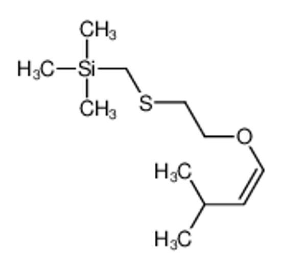 Imagem de trimethyl-[2-(3-methylbut-1-enoxy)ethylsulfanylmethyl]silane