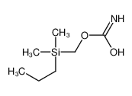 Picture of [dimethyl(propyl)silyl]methyl carbamate