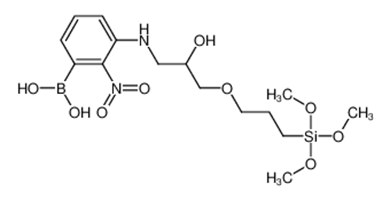 Picture of [3-[[2-hydroxy-3-(3-trimethoxysilylpropoxy)propyl]amino]-2-nitrophenyl]boronic acid