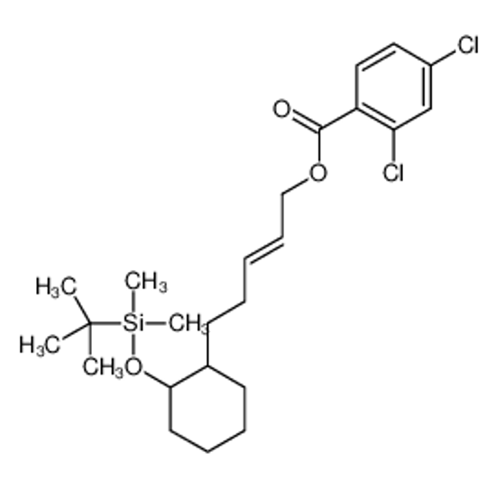 Picture of [(Z)-5-[(1R,2S)-2-[tert-butyl(dimethyl)silyl]oxycyclohexyl]pent-2-enyl] 2,4-dichlorobenzoate