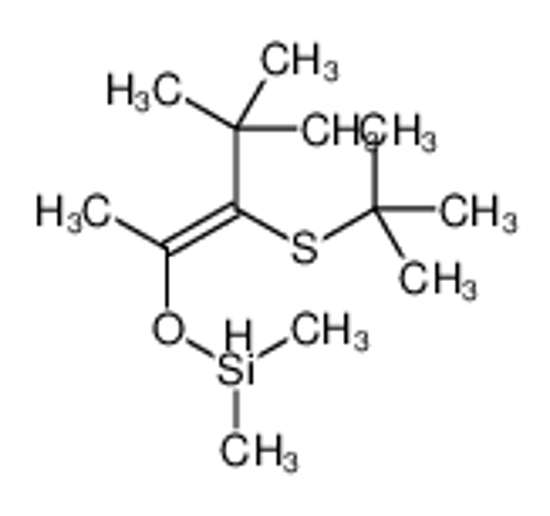 Picture of (3-tert-butylsulfanyl-4,4-dimethylpent-2-en-2-yl)oxy-dimethylsilane