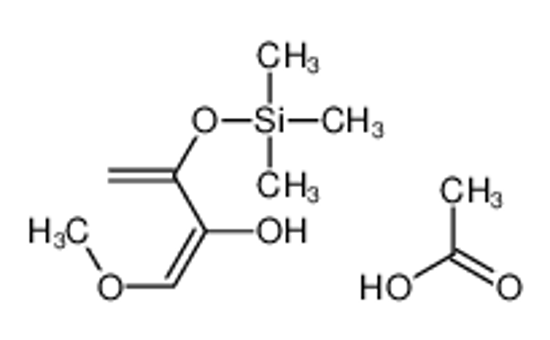 Picture of acetic acid,1-methoxy-3-trimethylsilyloxybuta-1,3-dien-2-ol